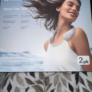 JISULIFE Neck Fan - 2 Pack